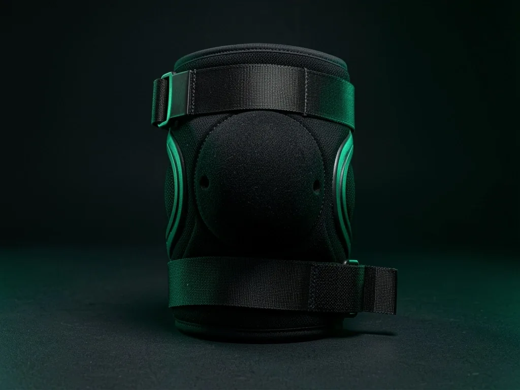 Knee brace with adjustable straps
