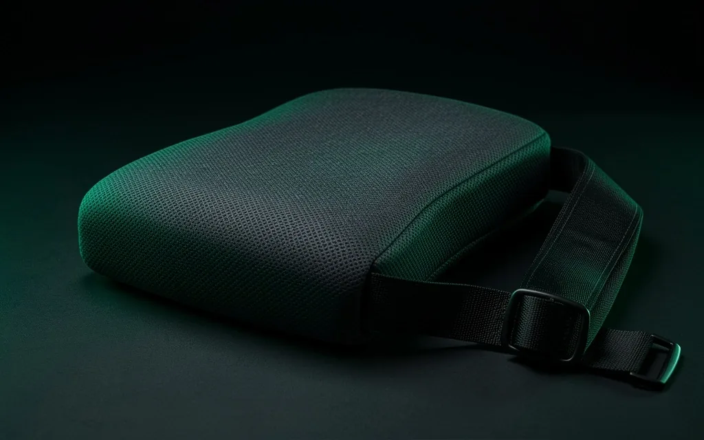 Posture support cushion and strap